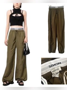 Monse Double Waistband Track Pants